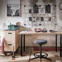 Офисный стол Ikea Malskytt/Adils ДСП/ Дуб Сонома photo 3