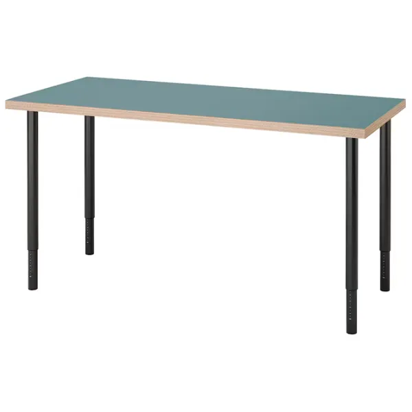 Офисный стол Ikea Lagkapten/Olov ДСП/ Gray Turquoise photo 1 Офисный стол Ikea Lagkapten/Olov ДСП/ Gray Turquoise photo 1