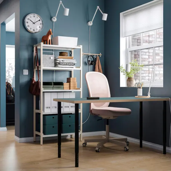 Офисный стол Ikea Lagkapten/Olov ДСП/ Gray Turquoise photo 2 Офисный стол Ikea Lagkapten/Olov ДСП/ Gray Turquoise photo 2