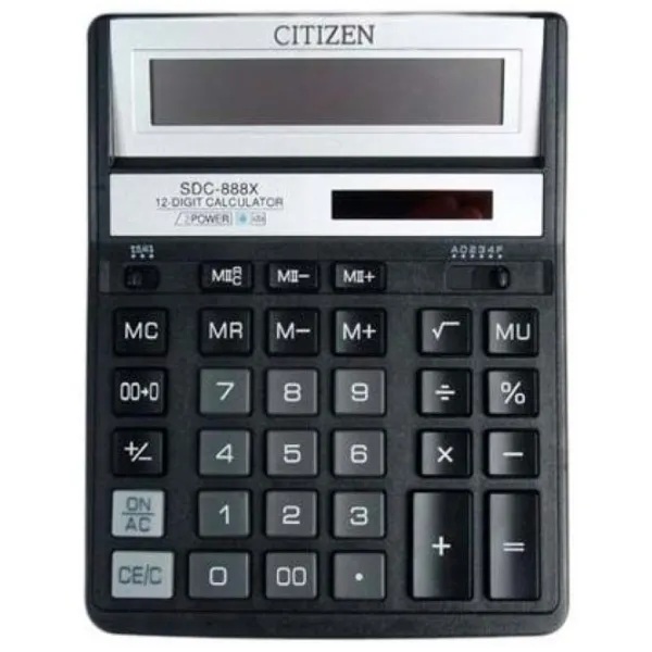 Calculatoare de birou Citizen 888-XBK Pentru contabilitate /  photo 1
