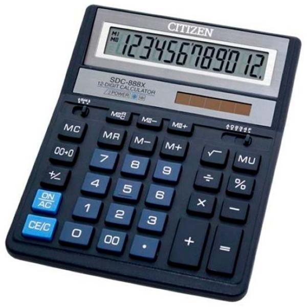 Calculatoare de birou Citizen 888-XBL Pentru contabilitate /  photo 1
