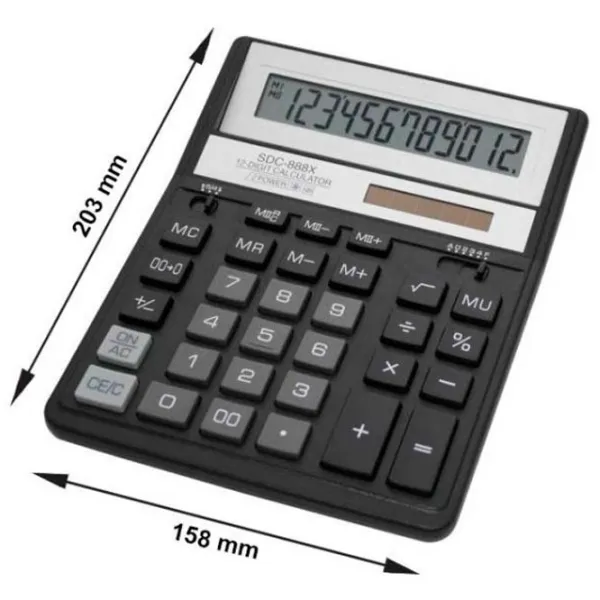 Calculatoare de birou Citizen 888-XBL Pentru contabilitate /  photo 3