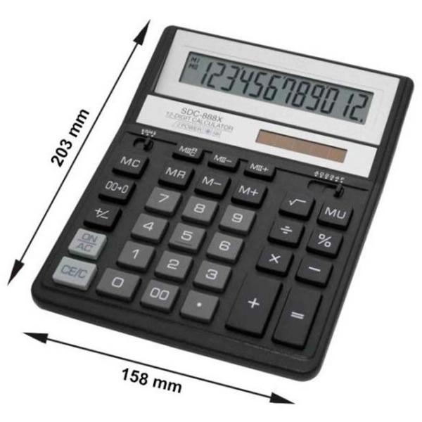 Calculatoare de birou Citizen 888-XBL Pentru contabilitate /  photo 3