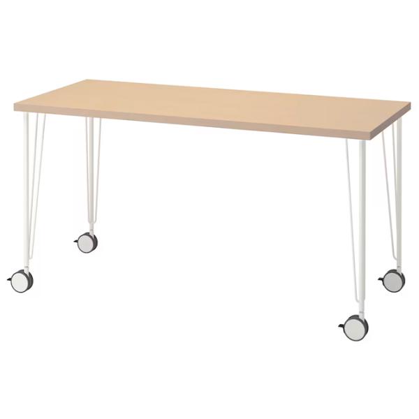 Masă de birou Ikea Malskytt/Krille PAL/ Stejar Sonoma photo 1