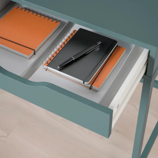 Офисный стол Ikea Alex ДСП/ Gray Turquoise photo 3 Офисный стол Ikea Alex ДСП/ Gray Turquoise photo 3