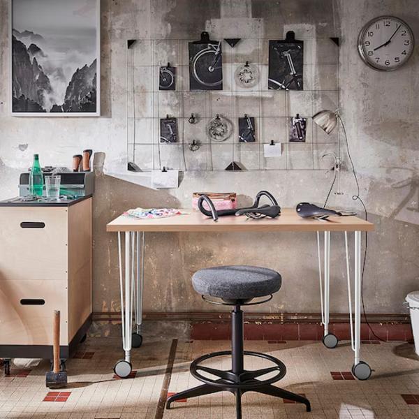 Masă de birou Ikea Linnmon/Krille PAL/ Stejar Sonoma photo 4