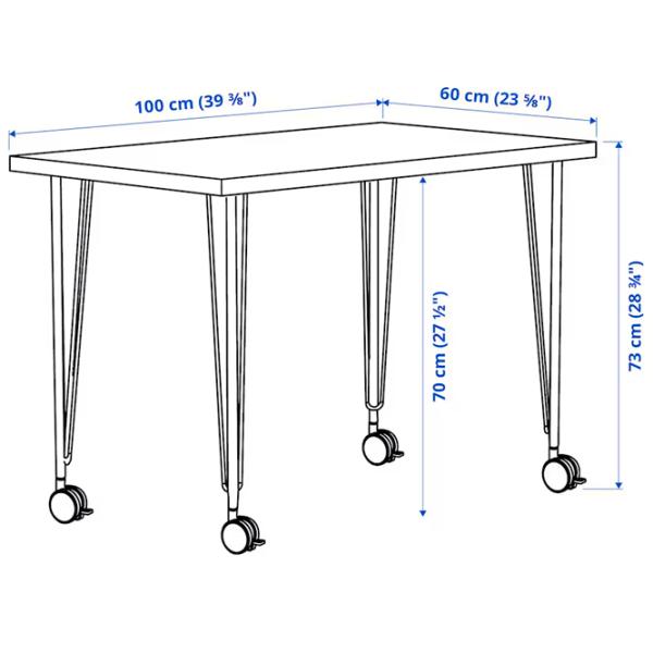 Masă de birou Ikea Linnmon/Krille PAL/ Stejar Sonoma photo 5