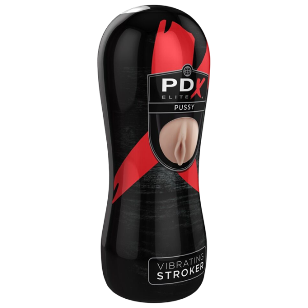 Мастурбатор PDX Elite Pussy Vibrating Stroker Бежевый photo 2 Мастурбатор PDX Elite Pussy Vibrating Stroker Бежевый photo 2