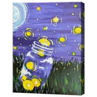 Картина по номерам Art Gallery Светлячки в банк EX8213 40 x 30 cm / Вертикальная