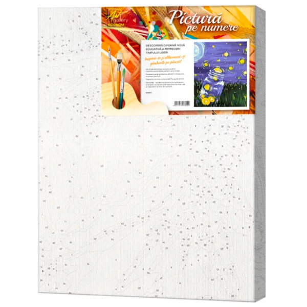 Pictură pe numere Art Gallery Licurici în borcan EX8213 40 x 30 cm / Verticală photo 4