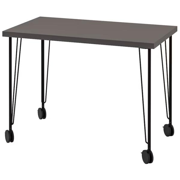 Masă de birou Ikea Linnmon/Krille PAL/ Dark Gray photo 1
