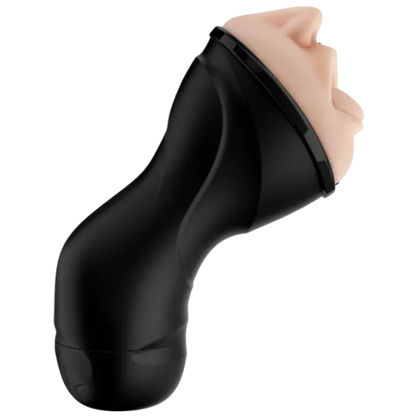 Мастурбатор PDX Elite Deep Throat Vibrating Stroker Бежевый photo 3