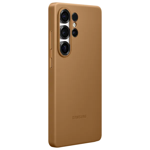 Husă pentru smartphone Samsung Galaxy S25 Ultra 5G Samsung / Back / Piele ecologică / Gold photo 2