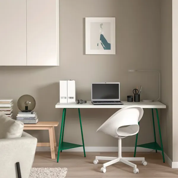 Masă de birou Ikea Lagkapten/Tillslag PAL/ White photo 2