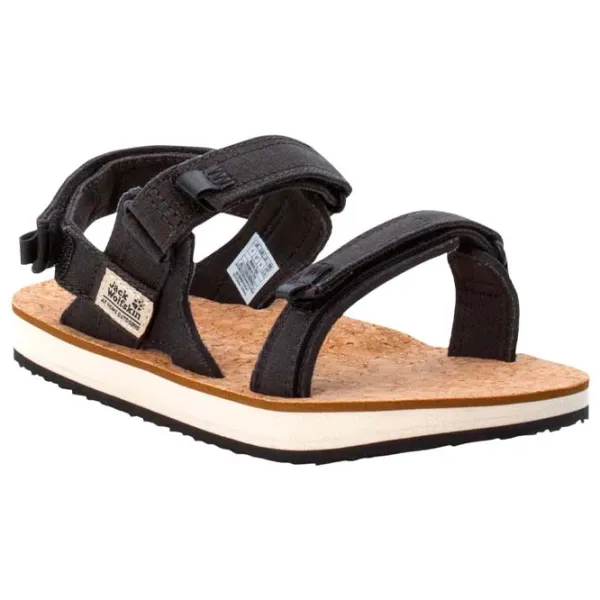 Sandale pentru femei Jack Wolfskin Ecostride 2 Sandal W Black / Textil photo 1