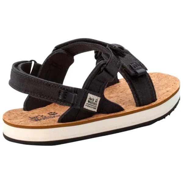 Sandale pentru femei Jack Wolfskin Ecostride 2 Sandal W Black / Textil photo 2