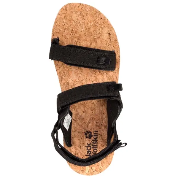 Sandale pentru femei Jack Wolfskin Ecostride 2 Sandal W Black / Textil photo 3