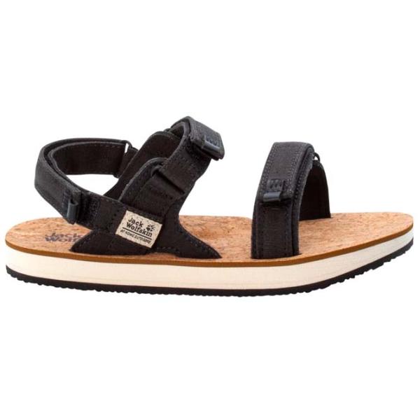 Sandale pentru femei Jack Wolfskin Ecostride 2 Sandal W Black / Textil photo 4