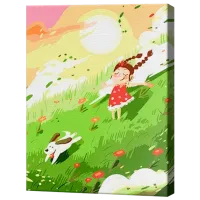 Pictură pe numere Art Gallery Distracția vara EX6397 40 x 30 cm / Verticală