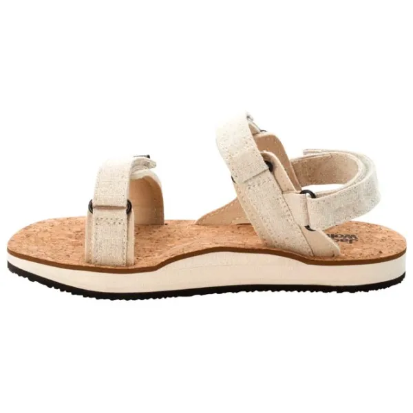 Sandale pentru femei Jack Wolfskin Ecostride 2 Sandal W Beige / Textil photo 5
