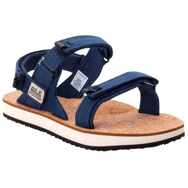 Sandale pentru femei Jack Wolfskin Ecostride 2 Sandal W Navy / Textil photo 1