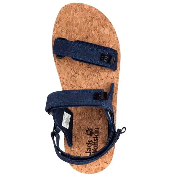 Sandale pentru femei Jack Wolfskin Ecostride 2 Sandal W Navy / Textil photo 2
