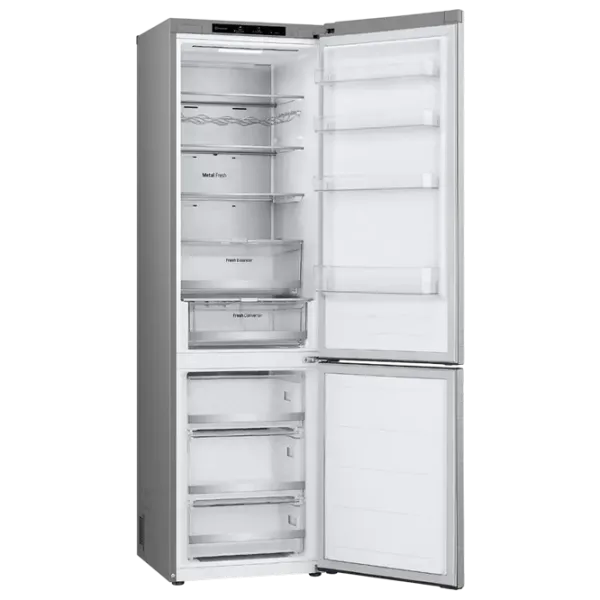 Frigider LG GBV7280AMB cu congelator jos 387 l / 203 cm / Inox photo 5