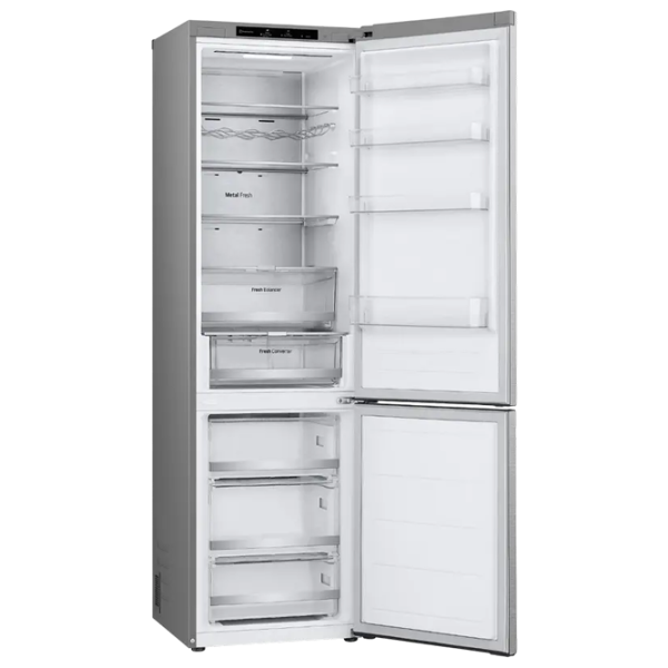 Frigider LG GBV7280AMB cu congelator jos 387 l / 203 cm / Inox photo 5
