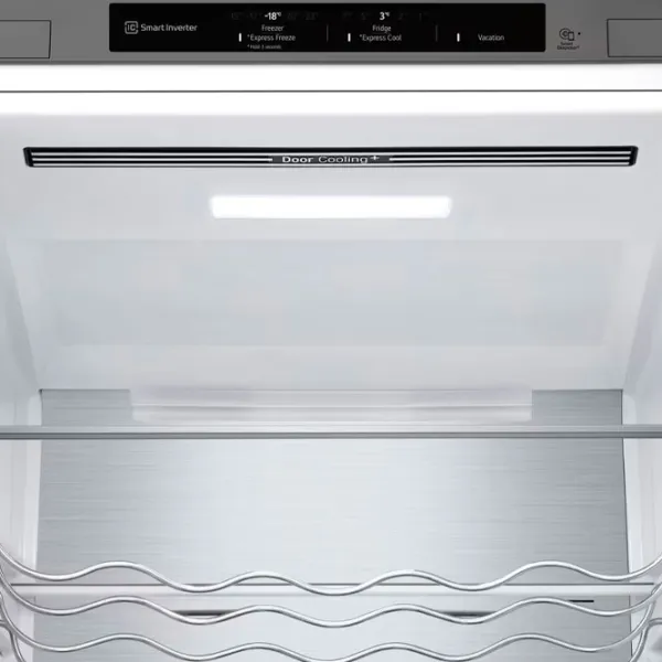 Frigider LG GBV7280AMB cu congelator jos 387 l / 203 cm / Inox photo 7