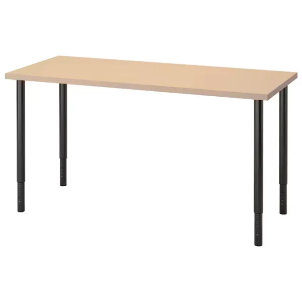 Masă de birou Ikea Malskytt/Olov PAL/ Stejar Sonoma photo 1 Masă de birou Ikea Malskytt/Olov PAL/ Stejar Sonoma photo 1