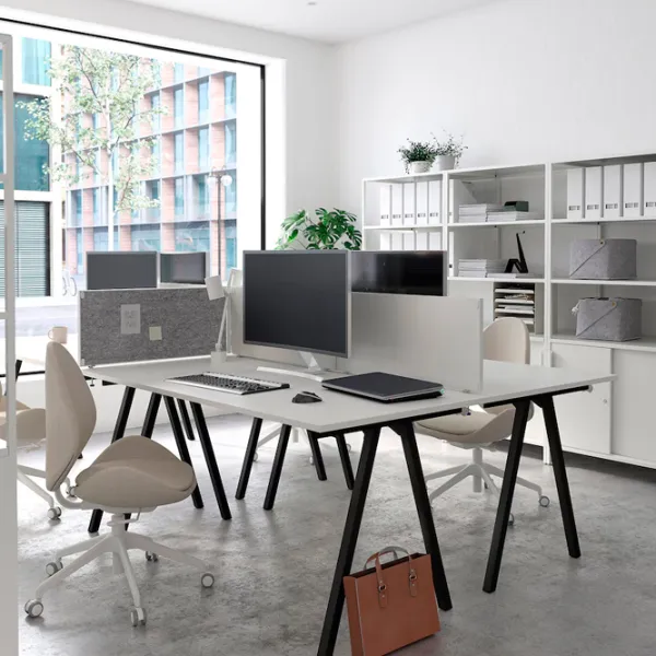 Masă de birou Ikea Trotten PAL/ White photo 2