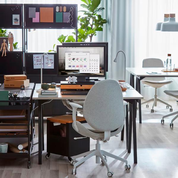 Masă de birou Ikea Trotten PAL/ Beige photo 2