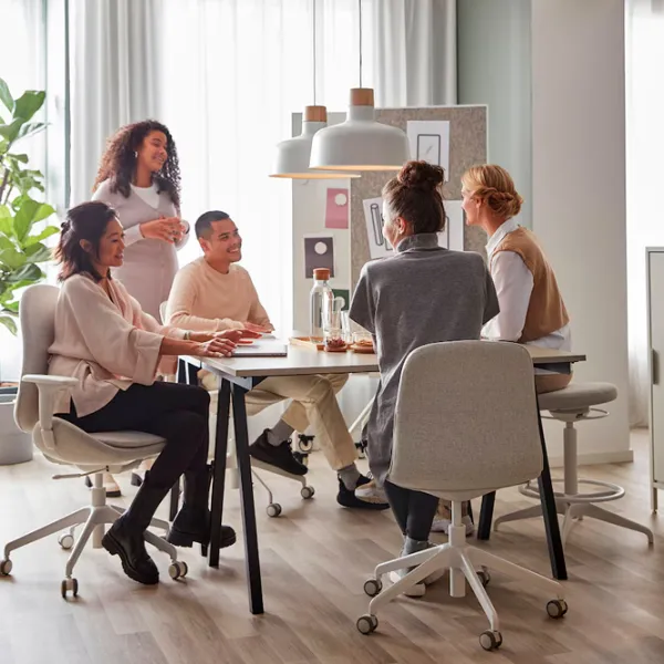 Masă de birou Ikea Trotten PAL/ Beige photo 3