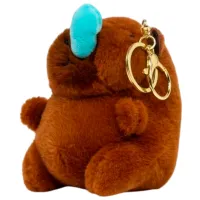 Брелок ShopShop Capybara Мех / Коричневый