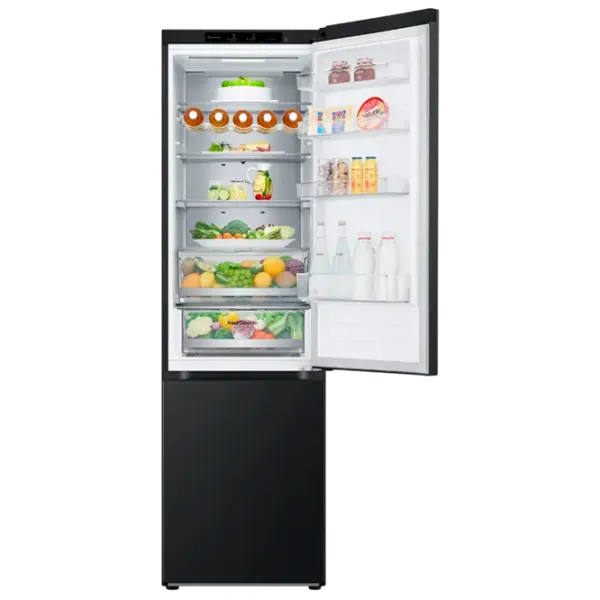 Frigider LG GBV7280AEV cu congelator jos 387 l / 203 cm / Black photo 3