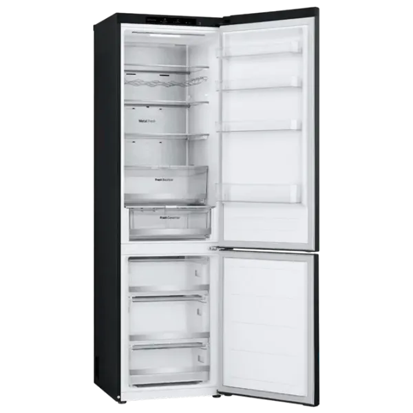 Frigider LG GBV7280AEV cu congelator jos 387 l / 203 cm / Black photo 5