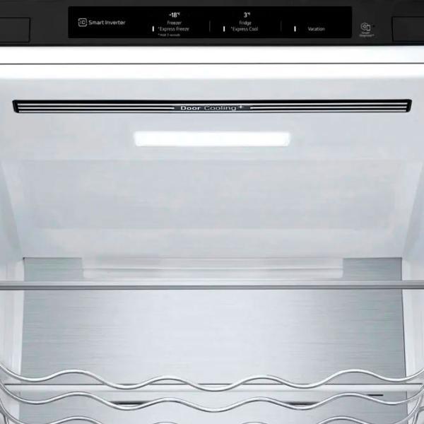 Frigider LG GBV7280AEV cu congelator jos 387 l / 203 cm / Black photo 10