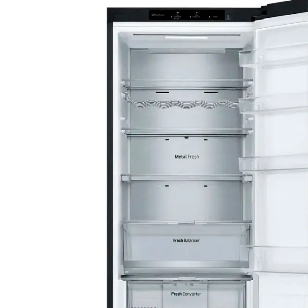 Frigider LG GBV7280AEV cu congelator jos 387 l / 203 cm / Black photo 12