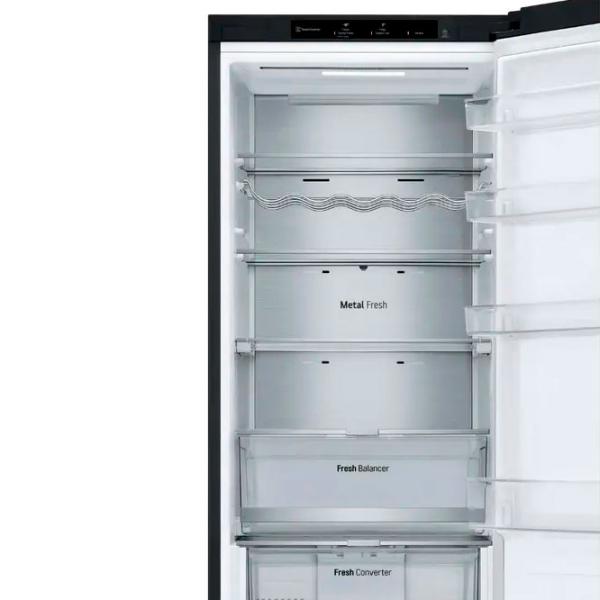 Frigider LG GBV7280AEV cu congelator jos 387 l / 203 cm / Black photo 12