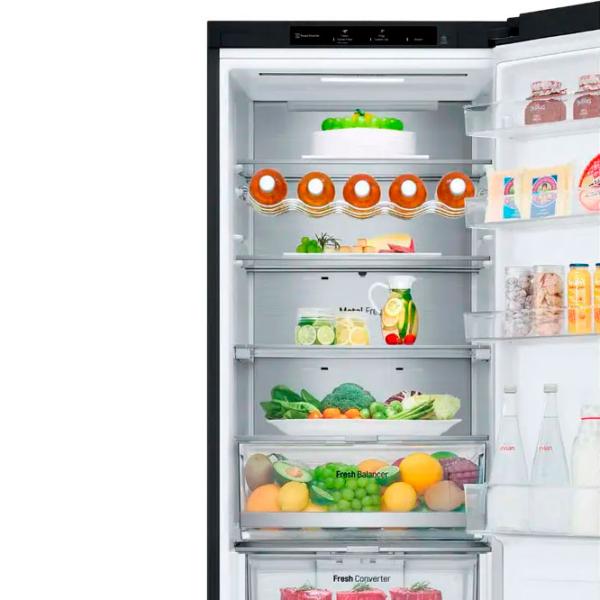 Frigider LG GBV7280AEV cu congelator jos 387 l / 203 cm / Black photo 13