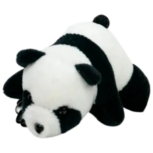 Breloc ShopShop Panda  Blană / Black White photo 2 Breloc ShopShop Panda  Blană / Black White photo 2