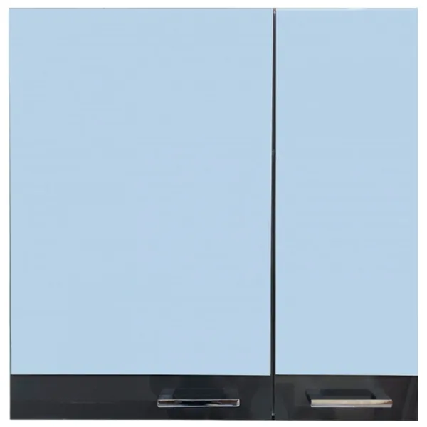 Dulap cu oglindă Quattro 1520 70 x 70 x / Oglindă / Anthracite photo 1