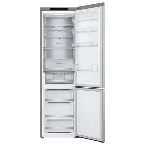 Frigider LG GBV7280BMB cu congelator jos 387 l / 203 cm / Inox photo 3