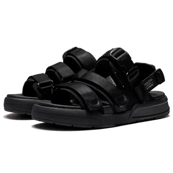 Sandale pentru bărbați Li-Ning AGUT009-1B Black / Poliester photo 1