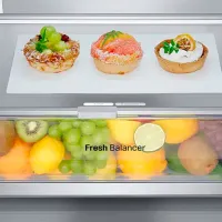 Frigider LG GBV7280BPY cu congelator jos 387 l / 203 cm / Inox photo 9