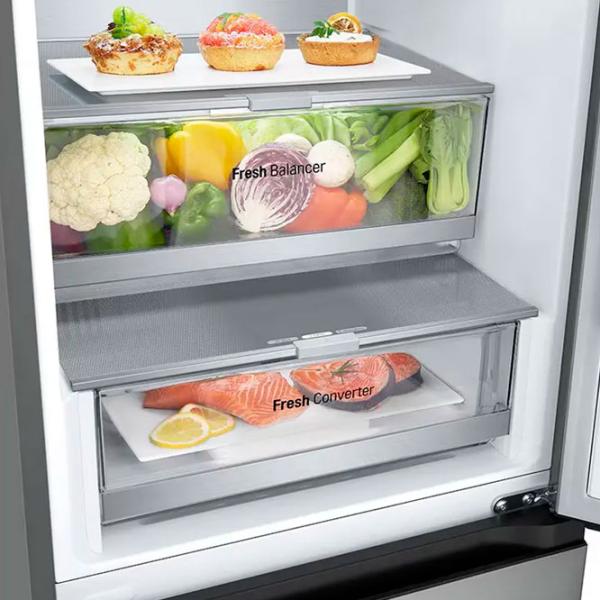 Холодильник LG GBV7280BPY с нижней морозильной камерой 387 л / 203 cm / Нержавеющая сталь photo 11