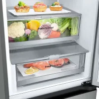 Frigider LG GBV7280BPY cu congelator jos 387 l / 203 cm / Inox photo 11
