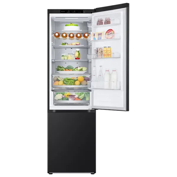 Frigider LG GBV7280BEV cu congelator jos 387 l / 203 cm / Black photo 3