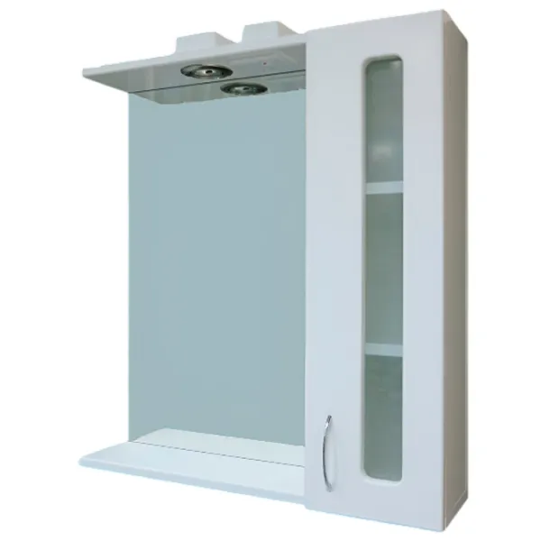 Шкаф с зеркалом Baieplus Clasic 70 x 75 x / Зеркало / White photo 1