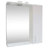 Шкаф с зеркалом Baieplus Clasic 70 x 75 x / Зеркало / White